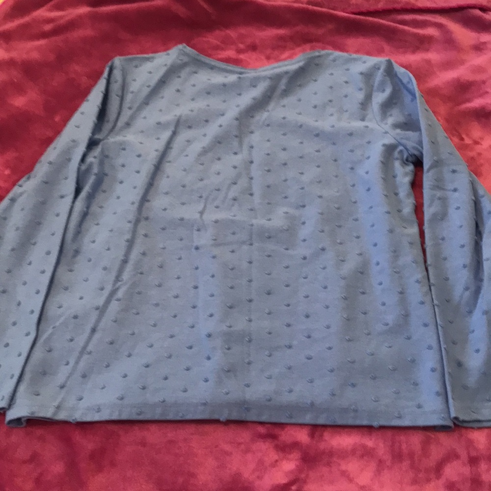 Talbots blue long sleeve size medium - Picture 4 of 5